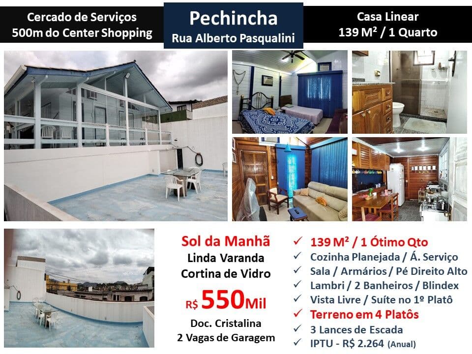 Casa JPA Pechincha Alberto Pasqualini 139M² Linear