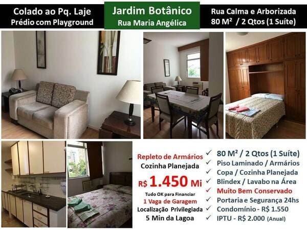 Apartamento em Rio de Janeiro - Jardim Botânico