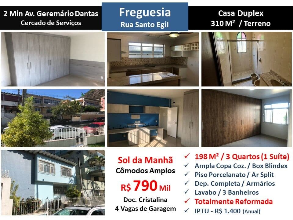 Casa JPA Freguesia Santo Egil 198M²
