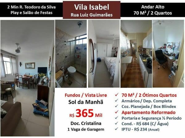 Apartamento em Rio de Janeiro - Vila Isabel