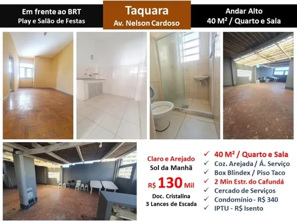 Apto JPA Taquara Nelson Cardoso 40M²