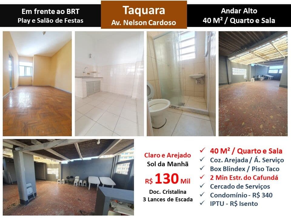 Apto JPA Taquara Nelson Cardoso 40M²