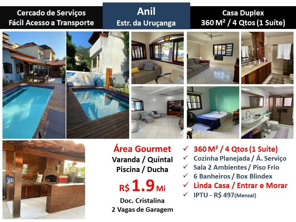 Casa JPA Anil Uruçanga 360M²