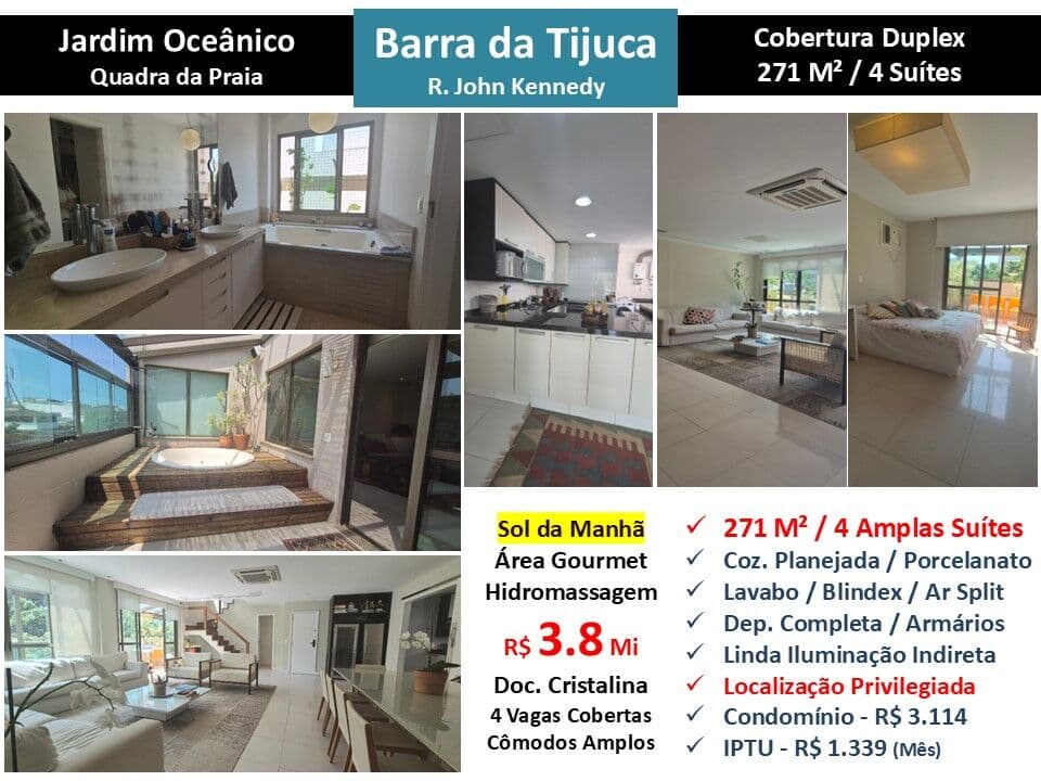 Cob Barra da Tijuca JO John Kennedy 271M²