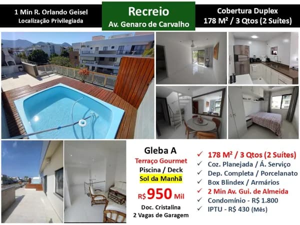 Cob Recreio Gleba A Genaro de Carvalho 178M²