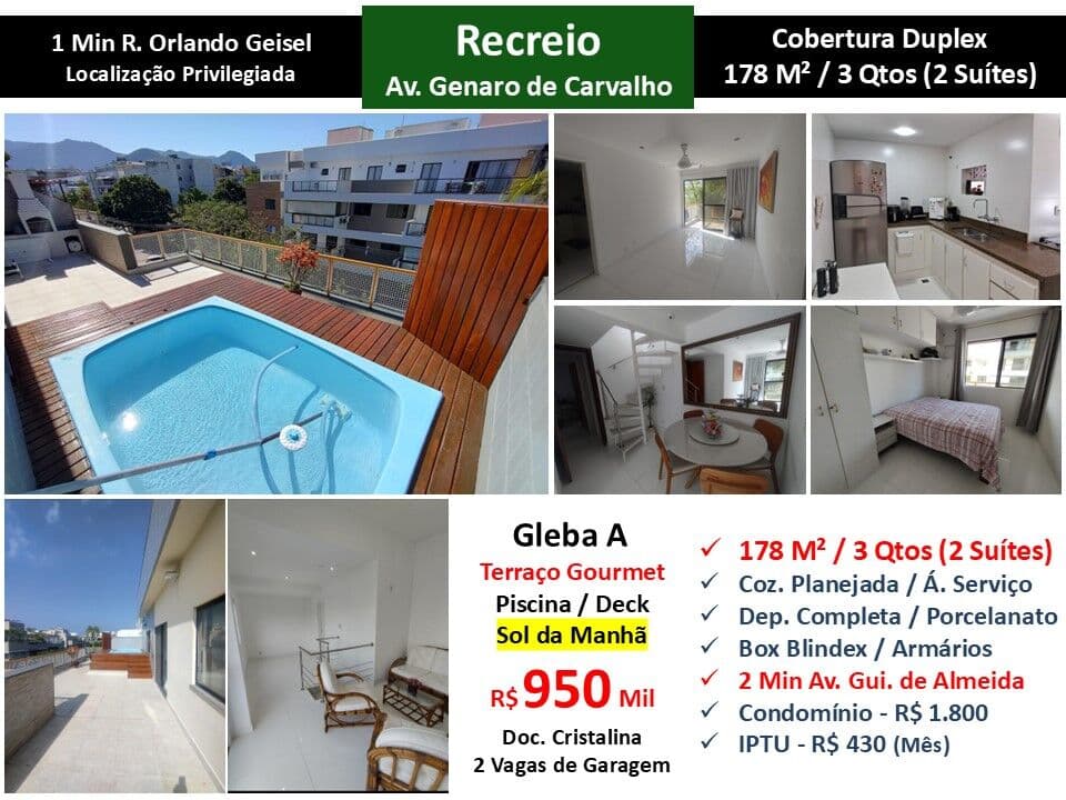 Cob Recreio Gleba A Genaro de Carvalho 178M²
