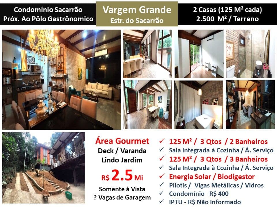 Casa Vargem Grande Sacarrão 125M²