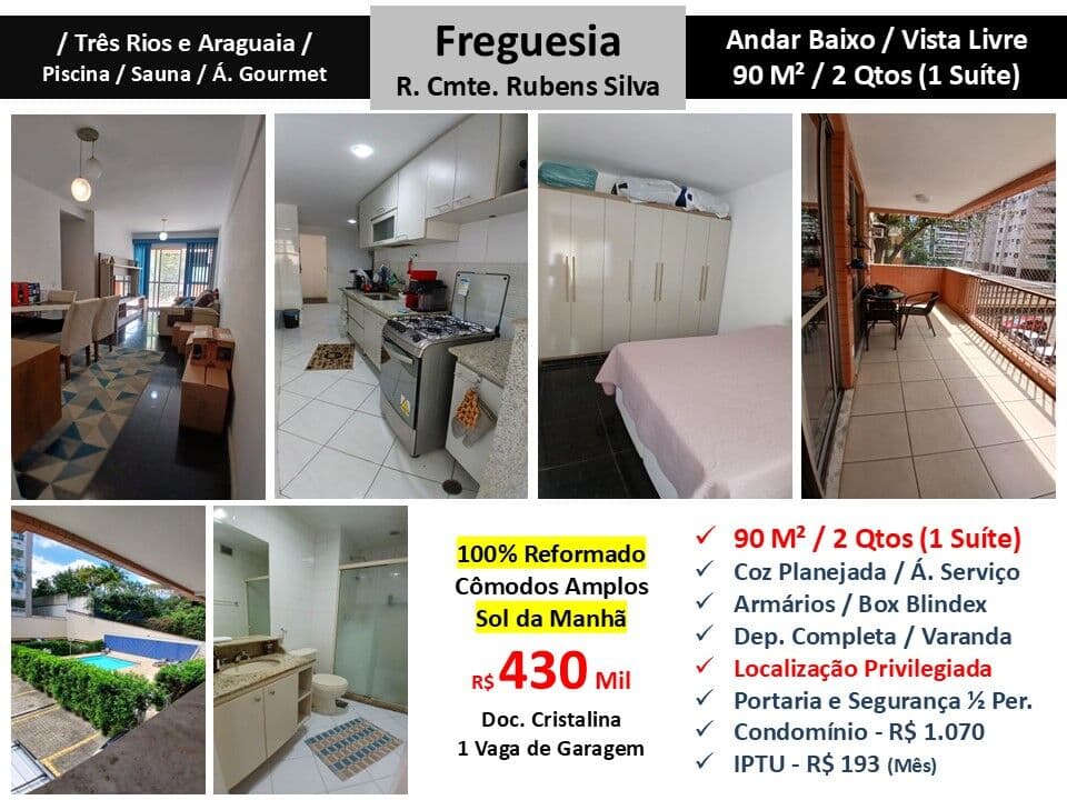 Apto JPA Freguesia Rubens Silva 90M²