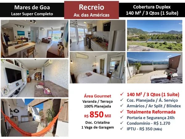 Cob Recreio Mares de Goa 140M² 2