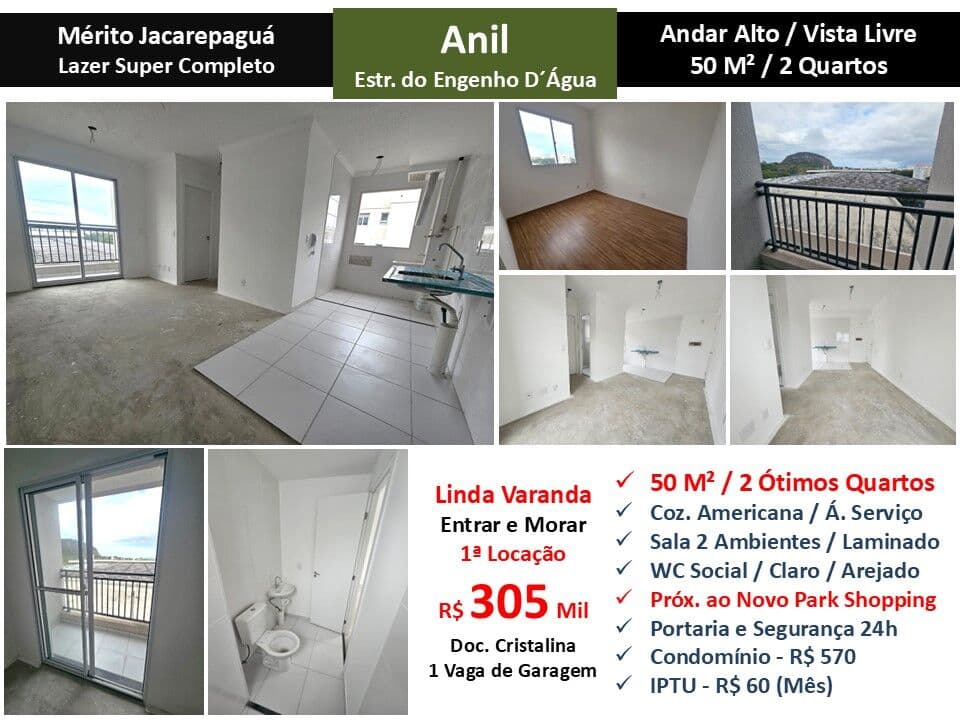 Apto JPA Anil Mérito 50M²