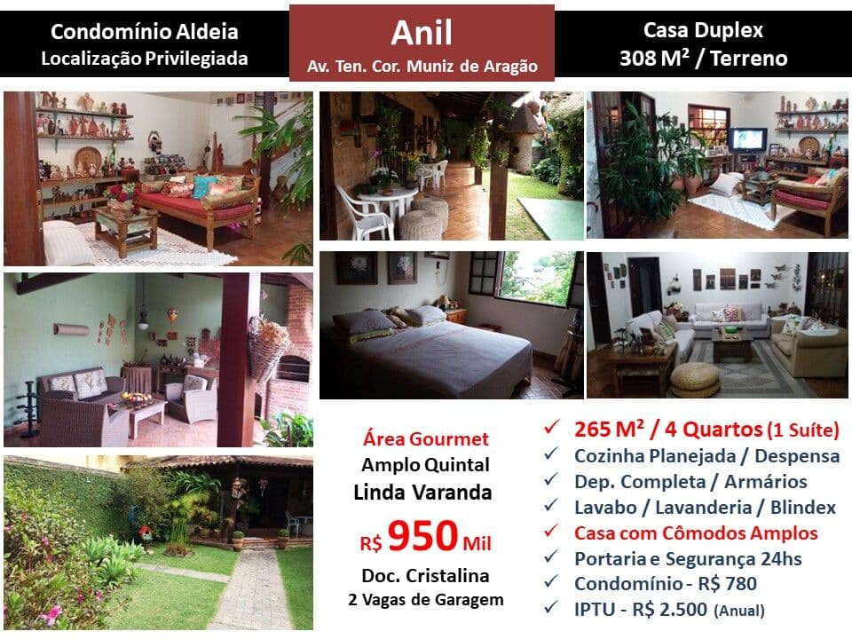 Casa JPA Anil Aldeia 265M²