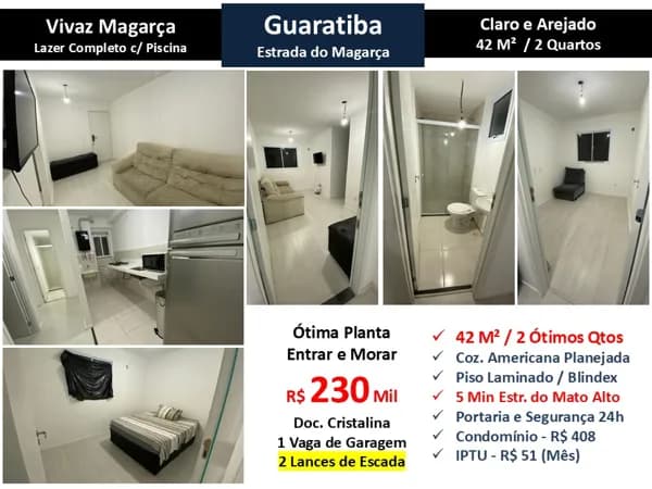 Apto Guaratiba Vivaz Magarça 42M²