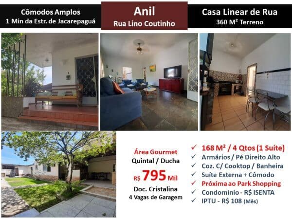 Casa JPA Anil Lino Coutinho 168M²