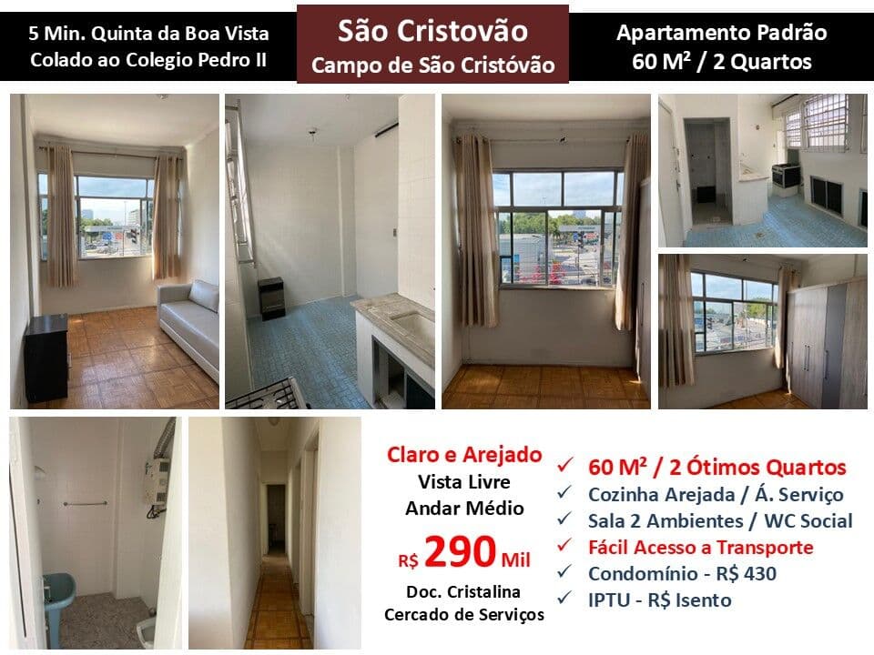 Apto São Cristóvão Campo de São Cristóvão 60M²
