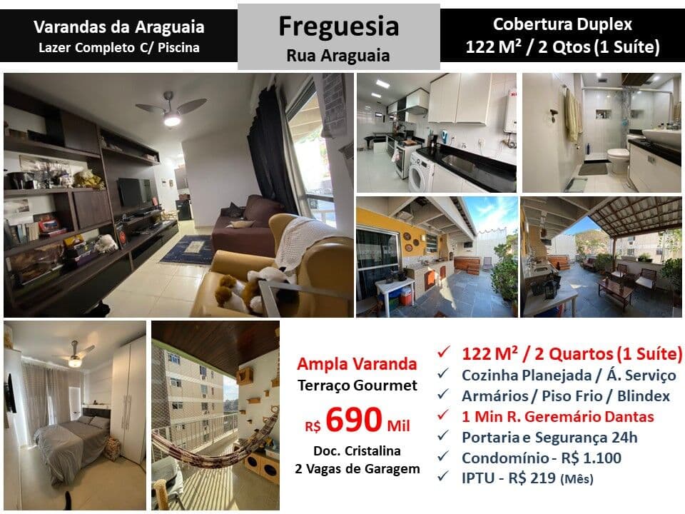Cob JPA Freguesia Araguaia Varandas da Freguesia 122M²