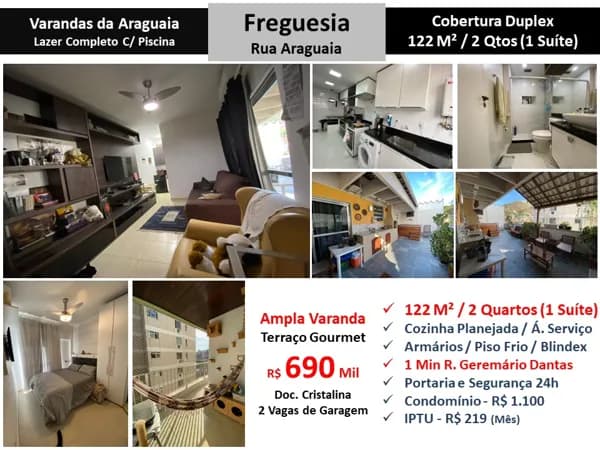 Cob JPA Freguesia Araguaia Varandas da Freguesia 122M²