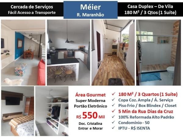 Casa Méier Maranhão 180M²