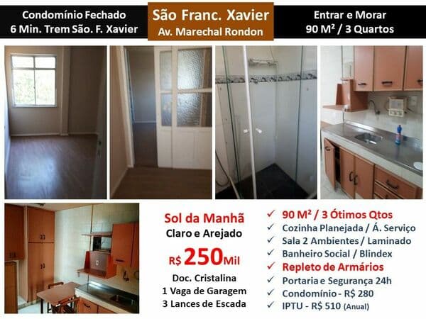 Apto S.F. Xavier Marechal Rondon 90M²