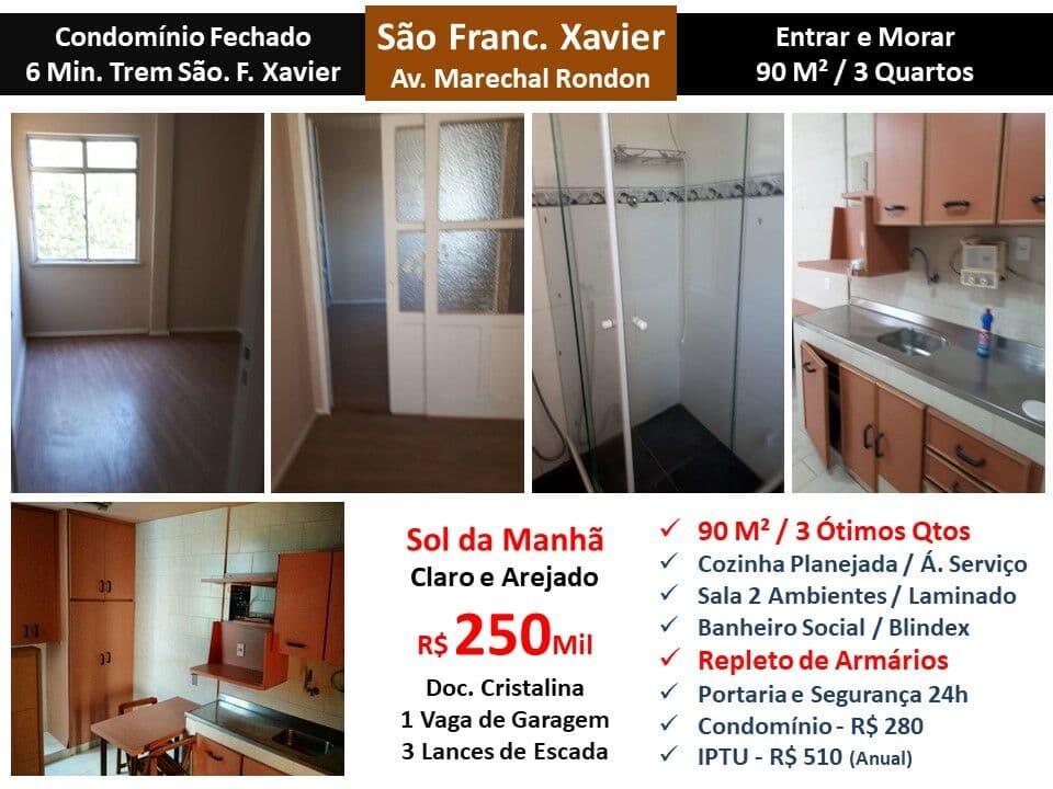 Apto S.F. Xavier Marechal Rondon 90M²