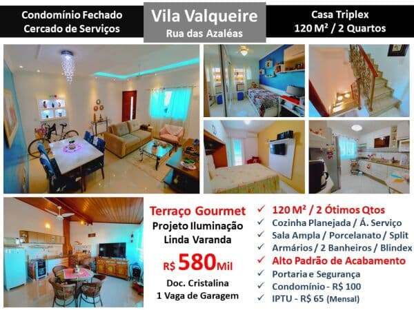 Casa JPA Valqueire Azaleas 120M²