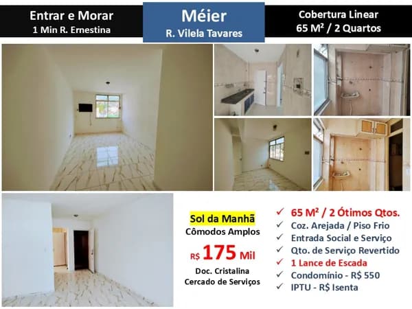 Cob Méier Vilela Tavares 65M²