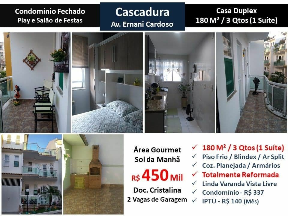 Casa Cascadura Ernani Cardoso 180M2