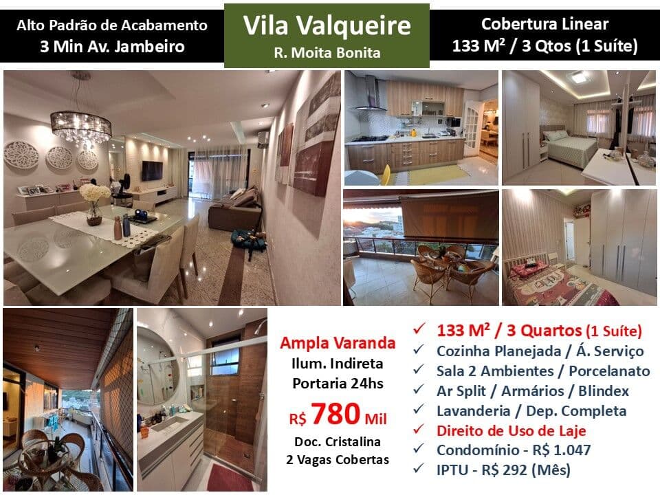 Cob JPA Vila Valqueire Moita Bonita Nova Valqueire 133M² Linear