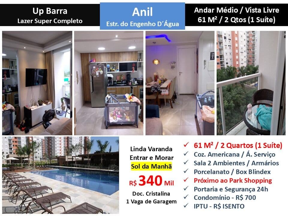 Apto JPA Anil UPBarra 61M²