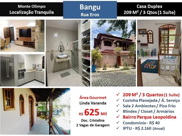 Casa Bangu Eros 209M²