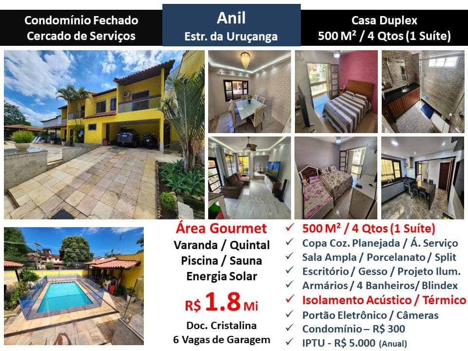 Casa JPA Anil Uruçanga 370M² Linear