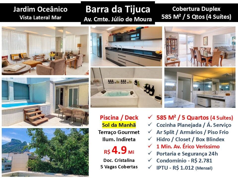 Cob Barra da Tijuca JO Julio de Moura 585M²