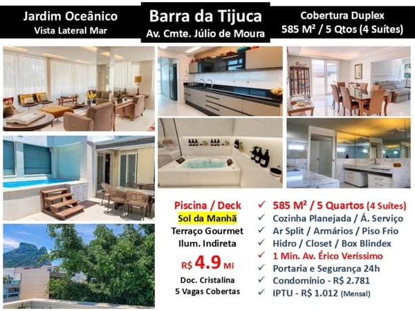 Cob Barra da Tijuca JO Julio de Moura 585M²