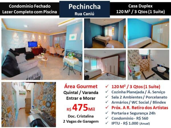 Casa JPA Pechincha Caniu 120M²