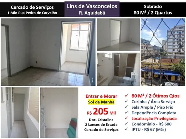 Apto Lins de Vasconcelos Aquidabã 80M²