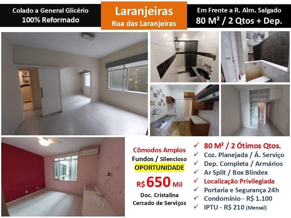 Apto Laranjeiras 80M² 3