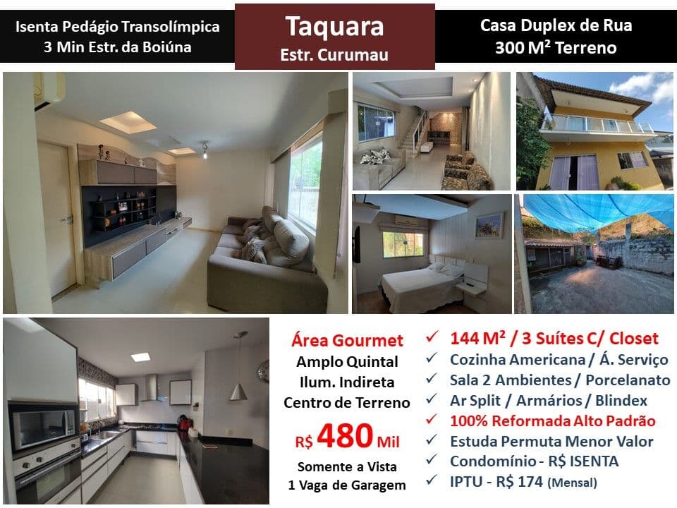 Casa JPA Taquara Curumau 144M²