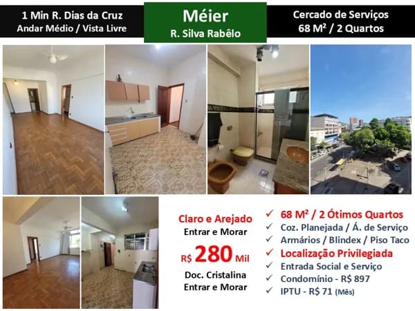 Apto Méier Silva Rabelo 68M²