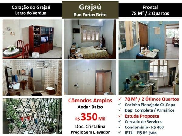 Apto Grajau Farias Brito 78M²