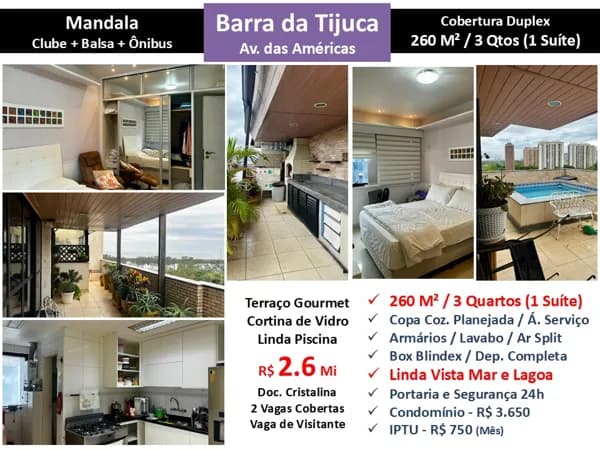 Cob Barra da Tijuca Mandala 260M²
