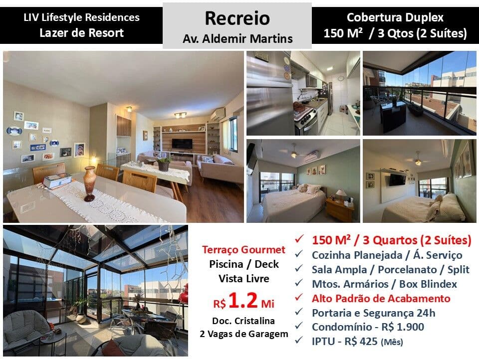 Cob Recreio Liv Lifestyle 150M²