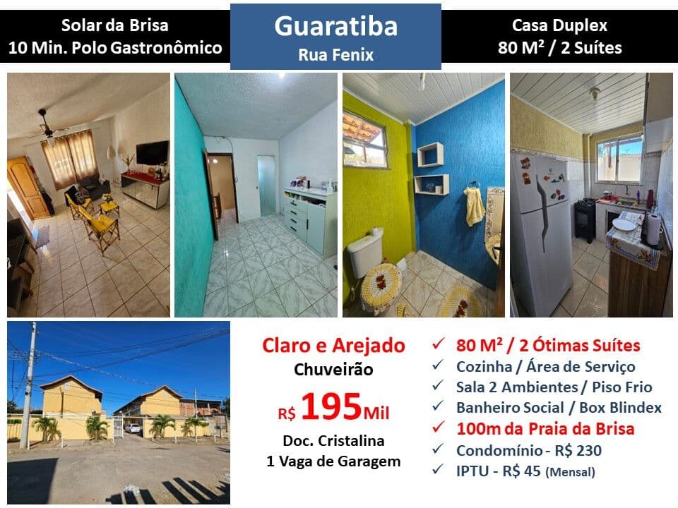 Casa Guaratiba Solar da Brisa 80M²