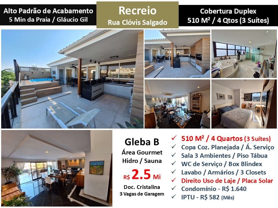 Cob Recreio Gleba B Clóvis Salgado 510M²