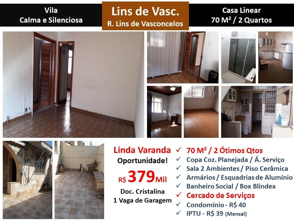 Casa Lins de Vasconcellos Vila 70M² linear