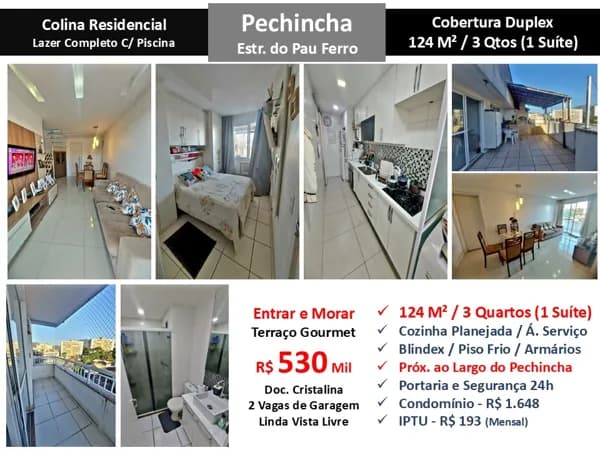 Cob JPA Pechincha Colinas Residencial 124M²