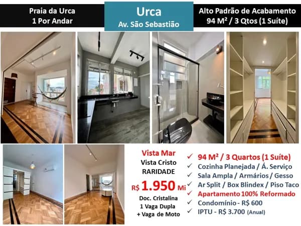 Apto Urca São Sebastião 94M²