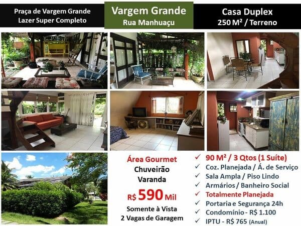 Casa Vargem Grande Manhaçu Praça de Vargem Grande 90M²