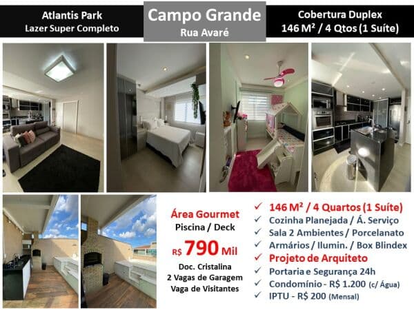 Cob Campo Grande Atlantis Park 146M²