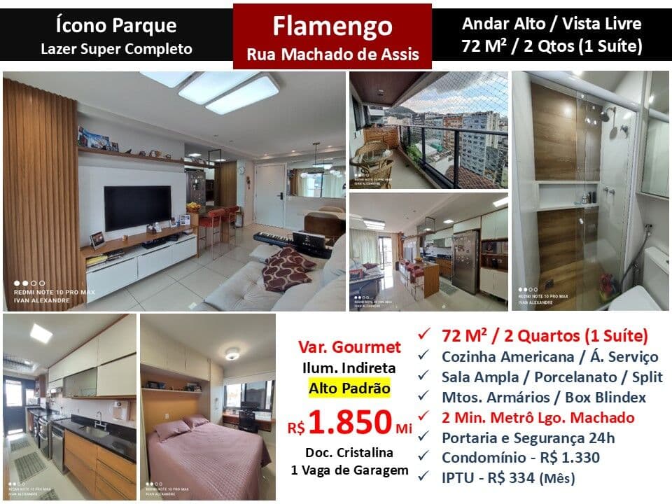 Apto Flamengo Ícono 72M²