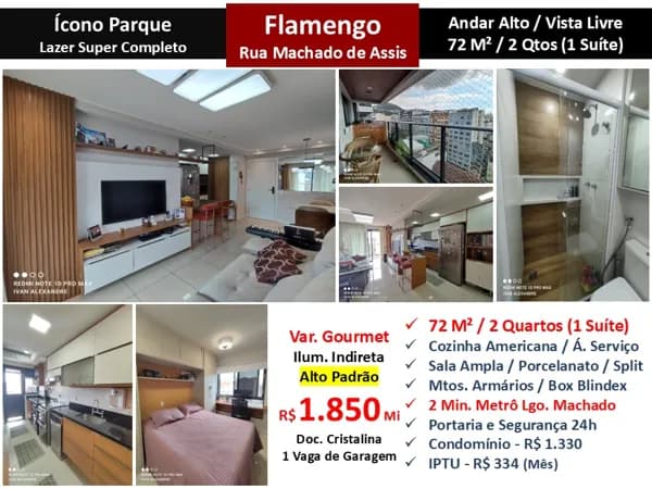Apto Flamengo Ícono 72M²
