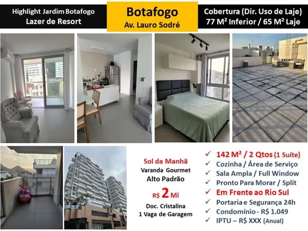 Cob Botafogo Highlight Jardim Botafogo 142M²